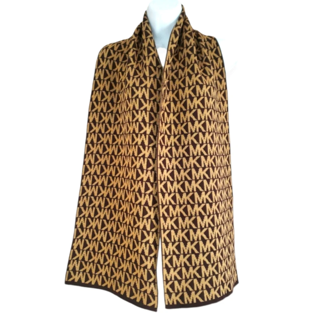 NWOT Michael Kors tan brown Mohair scarf wrap Womens One Size